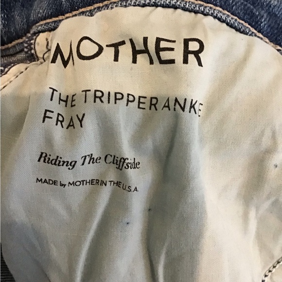 MOTHER The Tripper High Waist Ankle Fray Jeans | Size 26 - Picture 4 of 14
